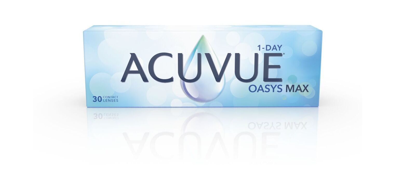 Contact lenses Acuvue 1-Day Acuvue Oasys Max Linsenmax