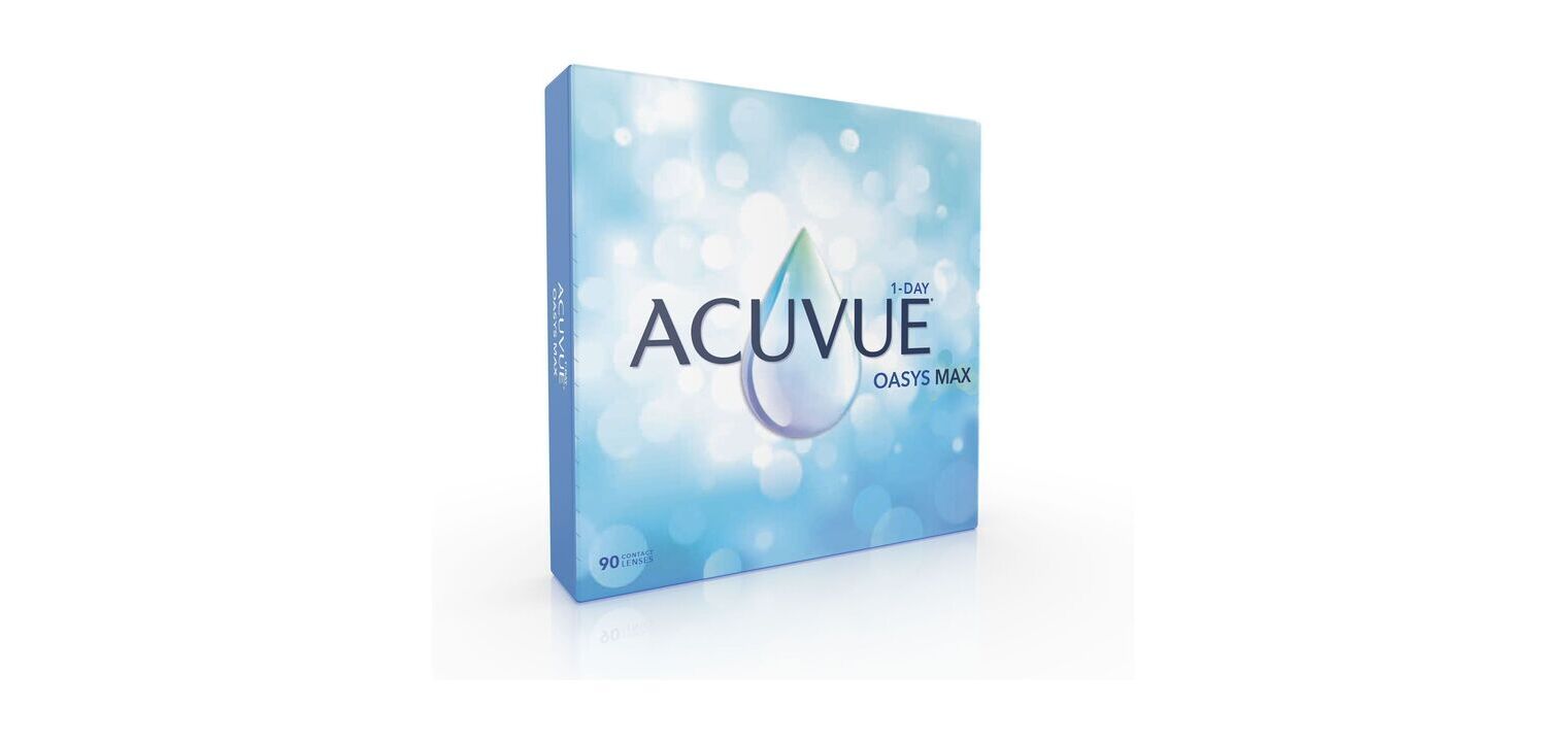 1-Day Acuvue Oasys Max - Boîte de 90 - Lentilles Journalière