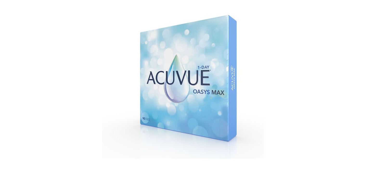 1-Day Acuvue Oasys Max - Boîte de 90 - Lentilles Journalière