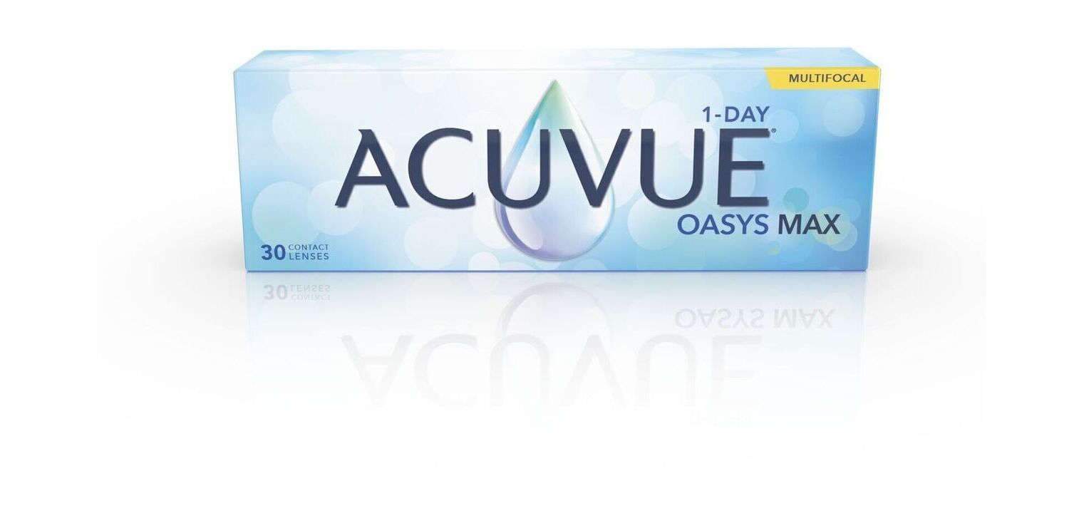 Lentilles de contact Acuvue 1-Day Acuvue Oasys Max Multifocal