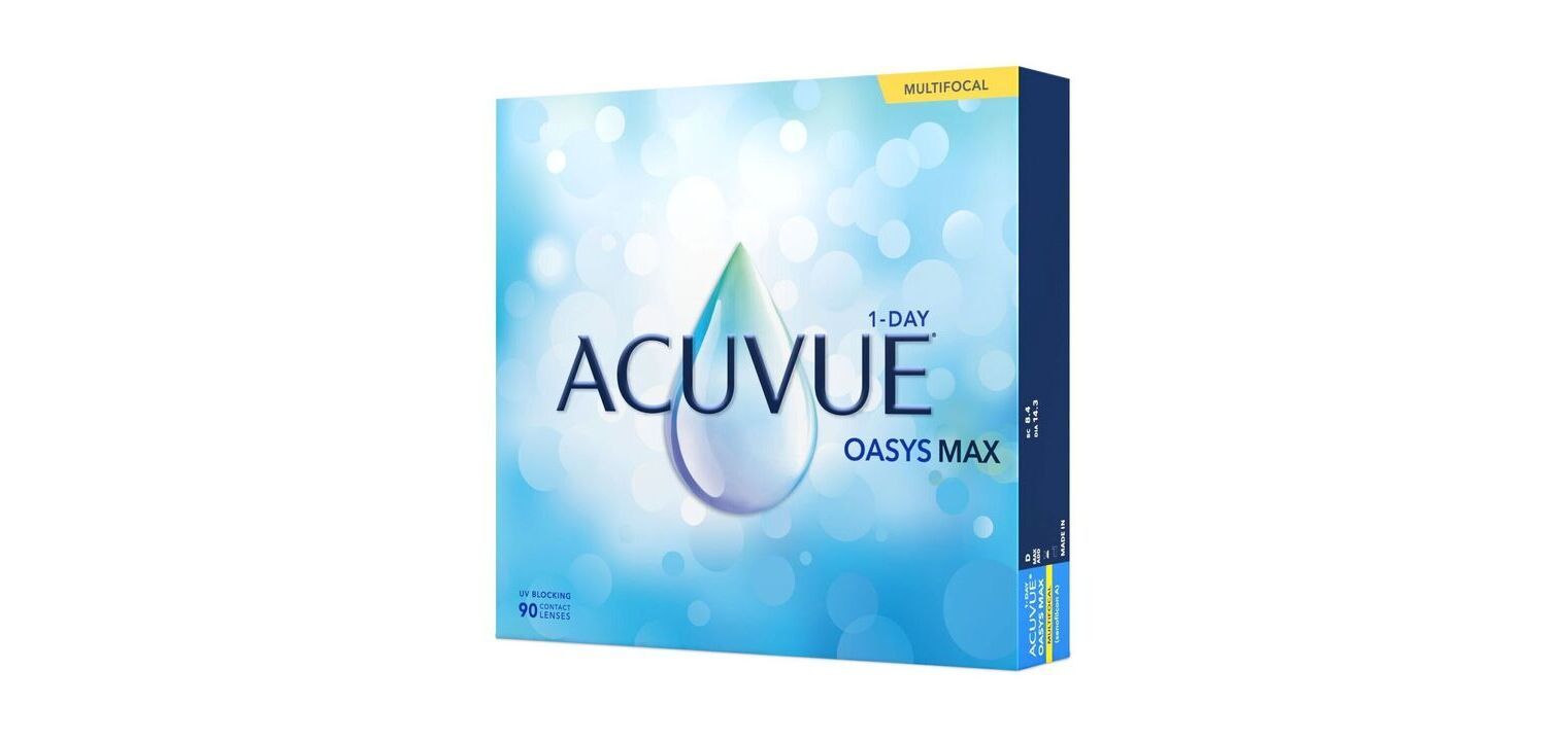 1-Day Acuvue Oasys Max Multifocal - Boîte de 90 - Lentilles Journalière