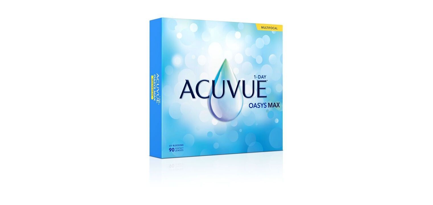 1-Day Acuvue Oasys Max Multifocal - Boîte de 90 - Lentilles Journalière