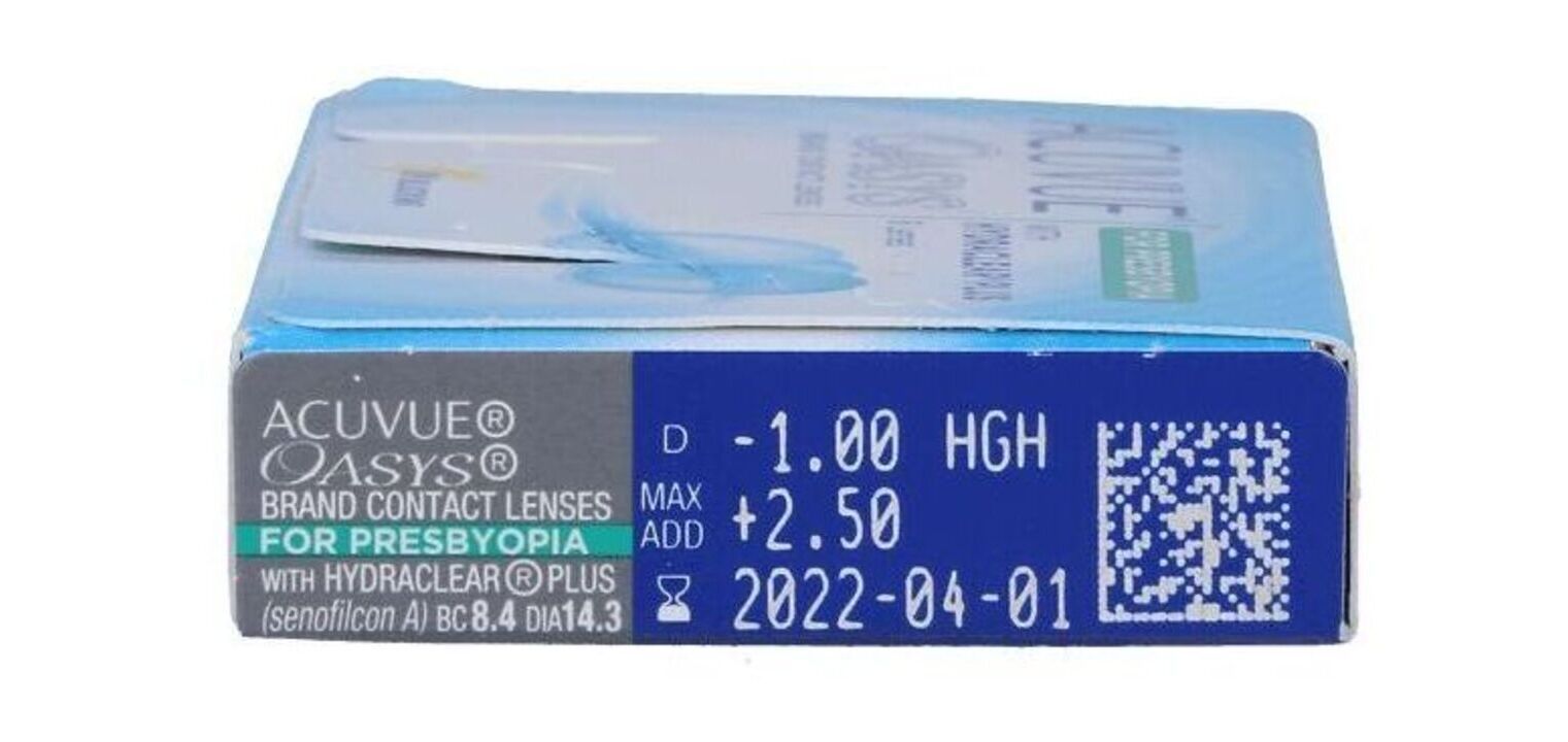 Lentilles de contact Acuvue Acuvue Oasys Hydraclear Plus For Presbyopia Linsenmax