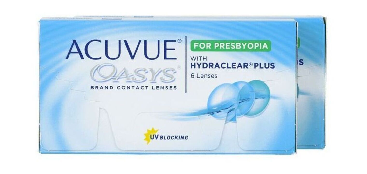 Contact lenses Acuvue Acuvue Oasys Hydraclear Plus For Presbyopia Linsenmax