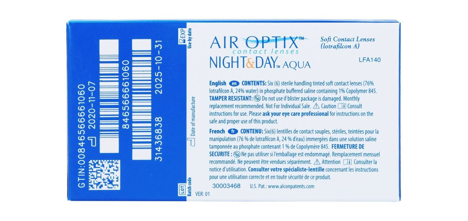Contact lenses Air Optix AirOptix Night&Day Aqua