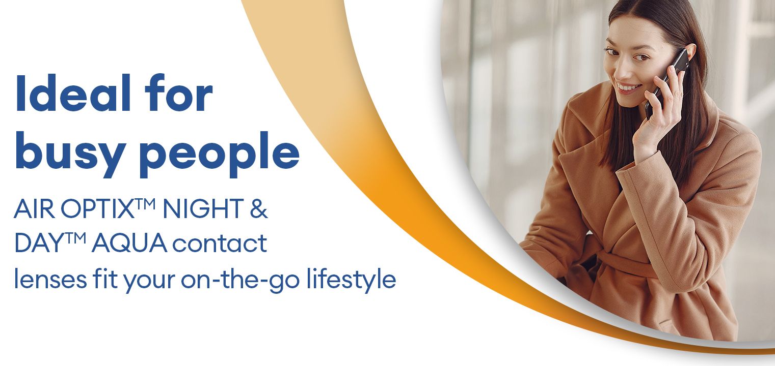 AirOptix Night&Day Aqua - Pack of 6 - Monthly Contact lenses