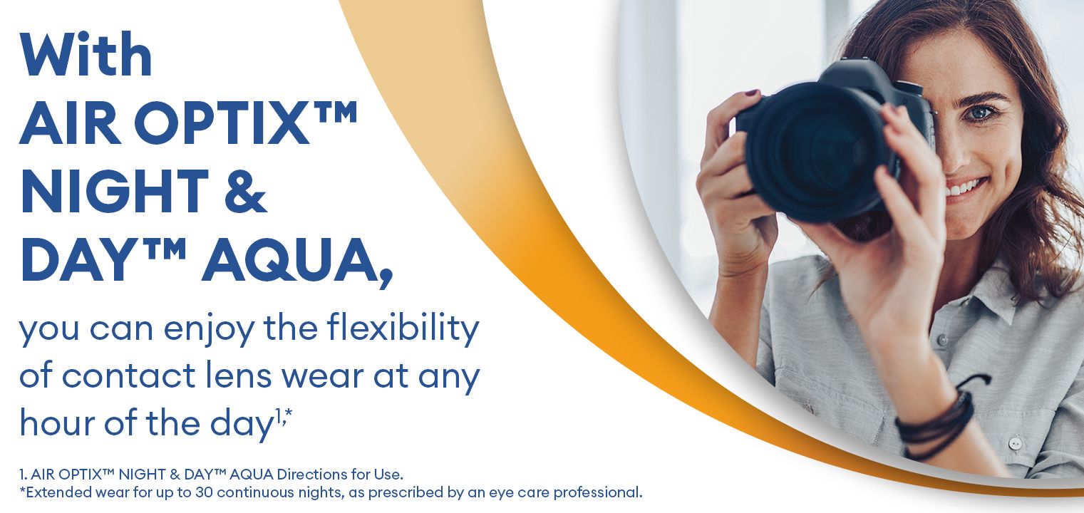AirOptix Night&Day Aqua - Pack of 6 - Monthly Contact lenses