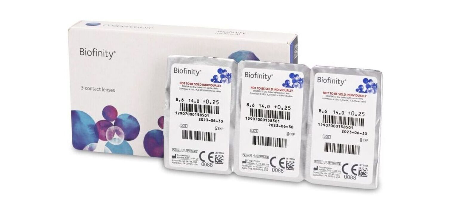 Biofinity - 3er Schachtel - Monatslinsen