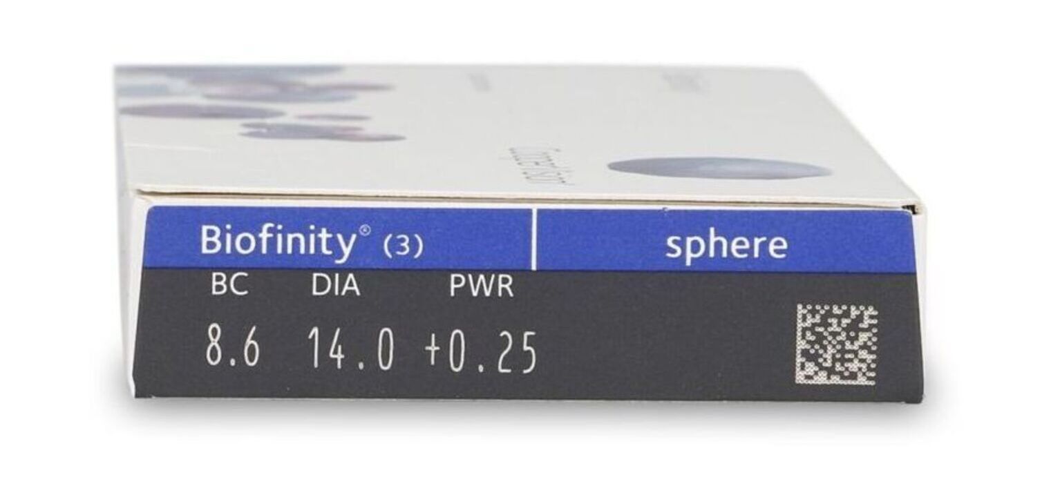 Biofinity - 3er Schachtel - Monatslinsen