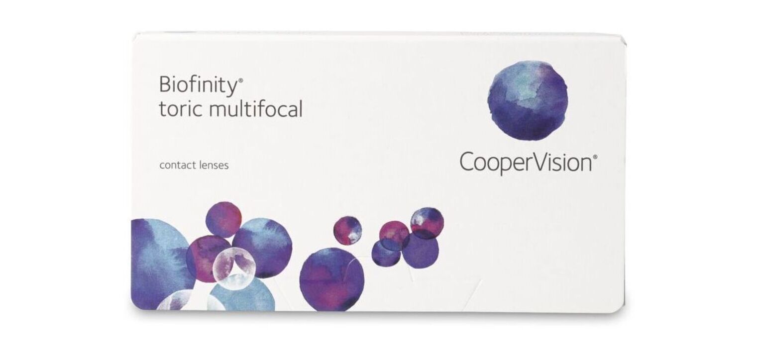 Biofinity Toric Multifocal N - Boîte de 6 - Lentilles Mensuelle