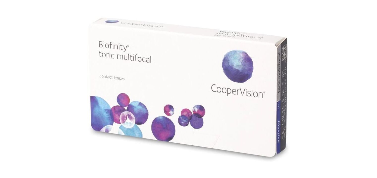 Biofinity Toric Multifocal N - Boîte de 6 - Lentilles Mensuelle