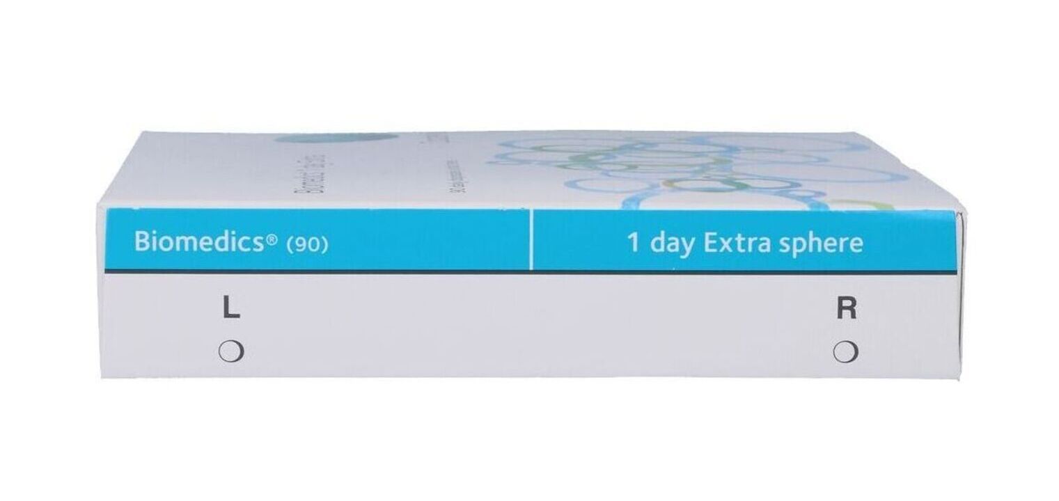 Biomedics 1 Day Extra - Boîte de 90 - Lentilles Journalière
