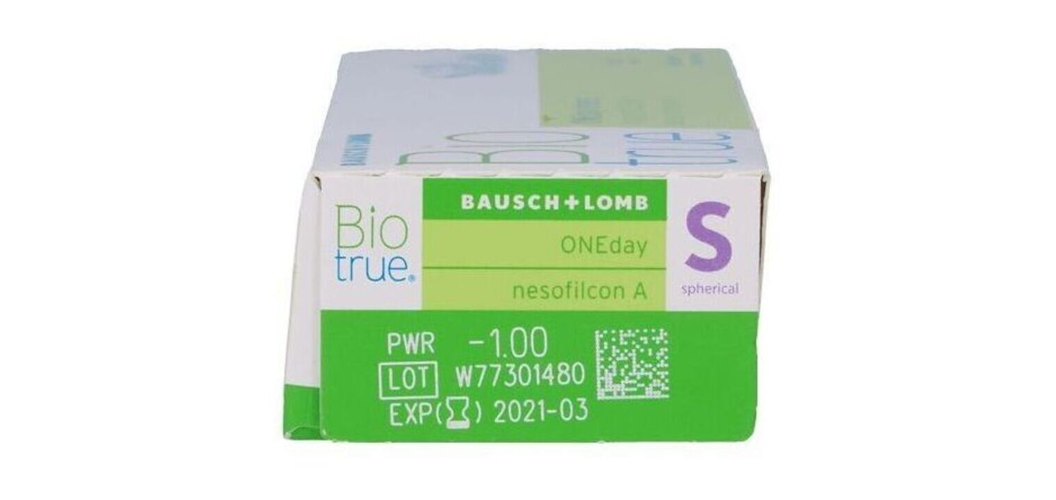 Biotrue ONEday - Pack of 30 - Daily Contact lenses