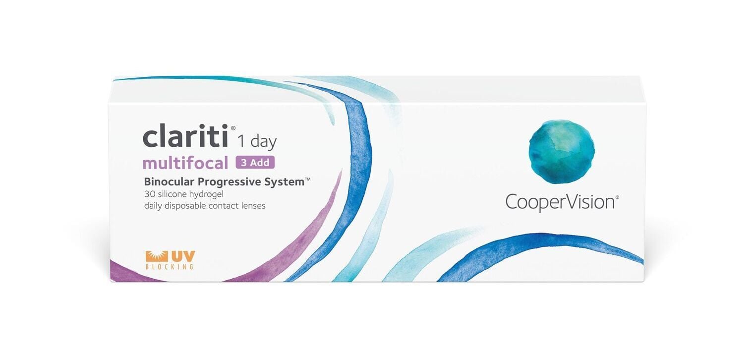 Clariti 1 Day Multifocal 3 Add - 30er Schachtel - Tageslinsen