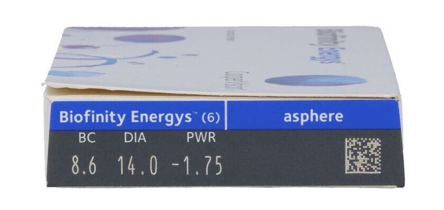 Biofinity Energys - Boîte de 6 - Lentilles Mensuelle