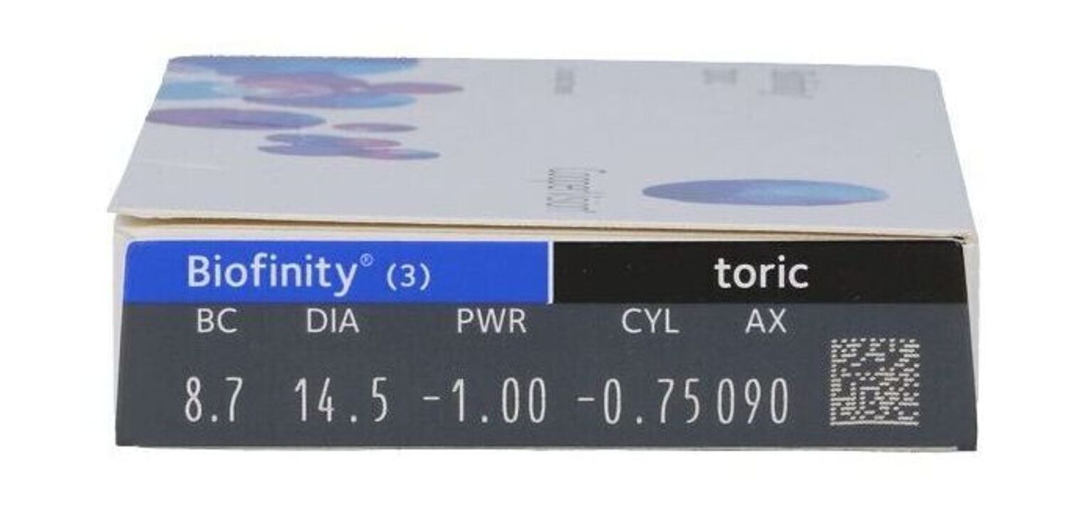 Lentilles de contact Biofinity Biofinity toric