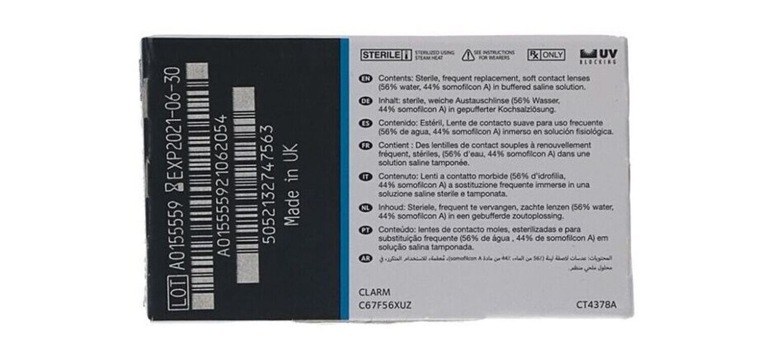 Clariti Multifocal - Boîte de 6 - Lentilles Mensuelle