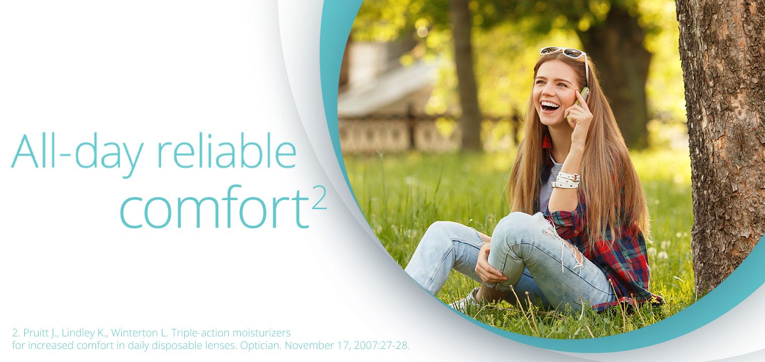 Dailies Aqua Comfort Plus - Pack of 90 - Daily Contact lenses