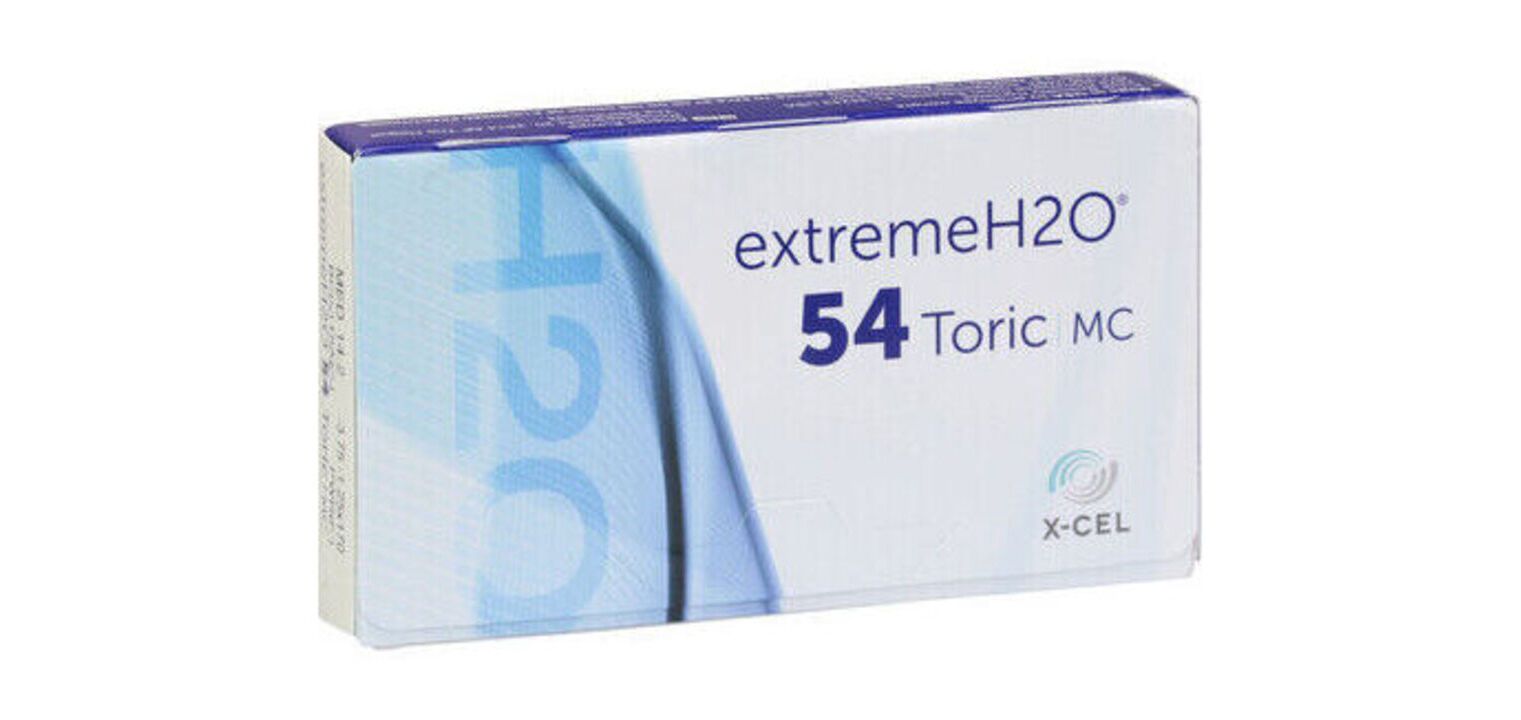 Lentilles de contact Extreme H2O extreme H2O 54% Toric MC