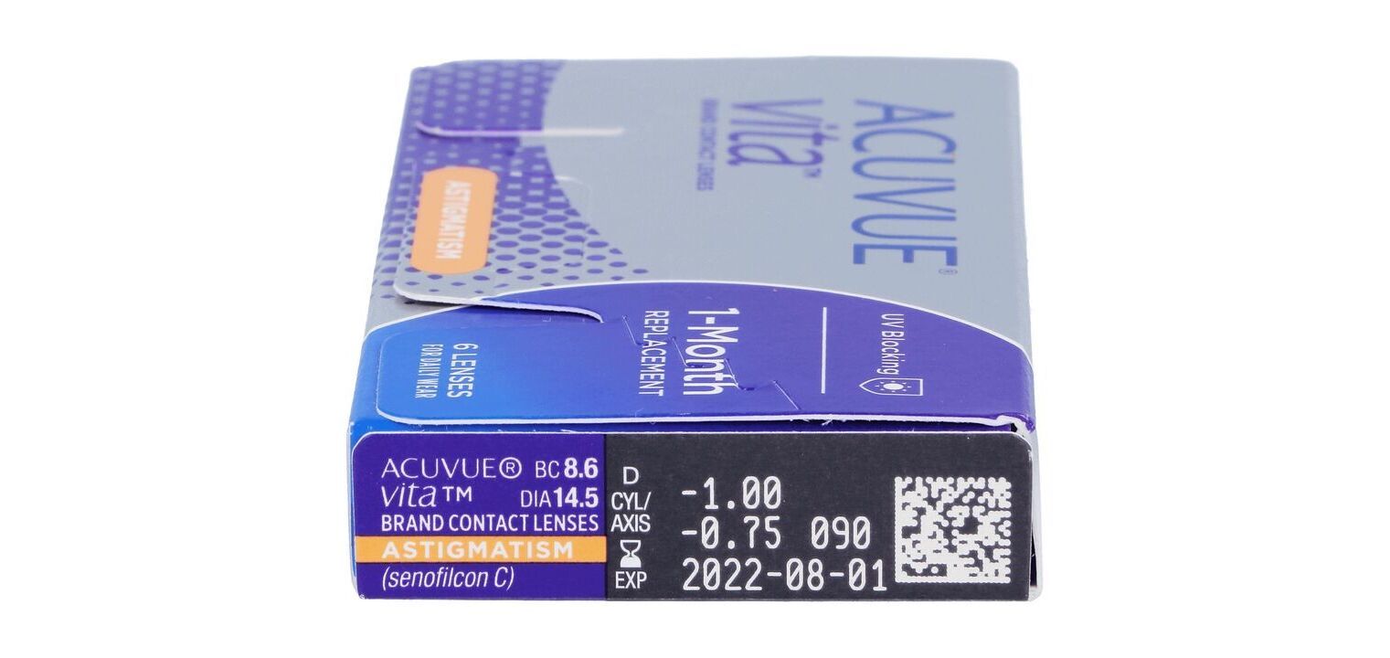 Acuvue Vita for Astigmatism - 6er Schachtel - Monatslinsen
