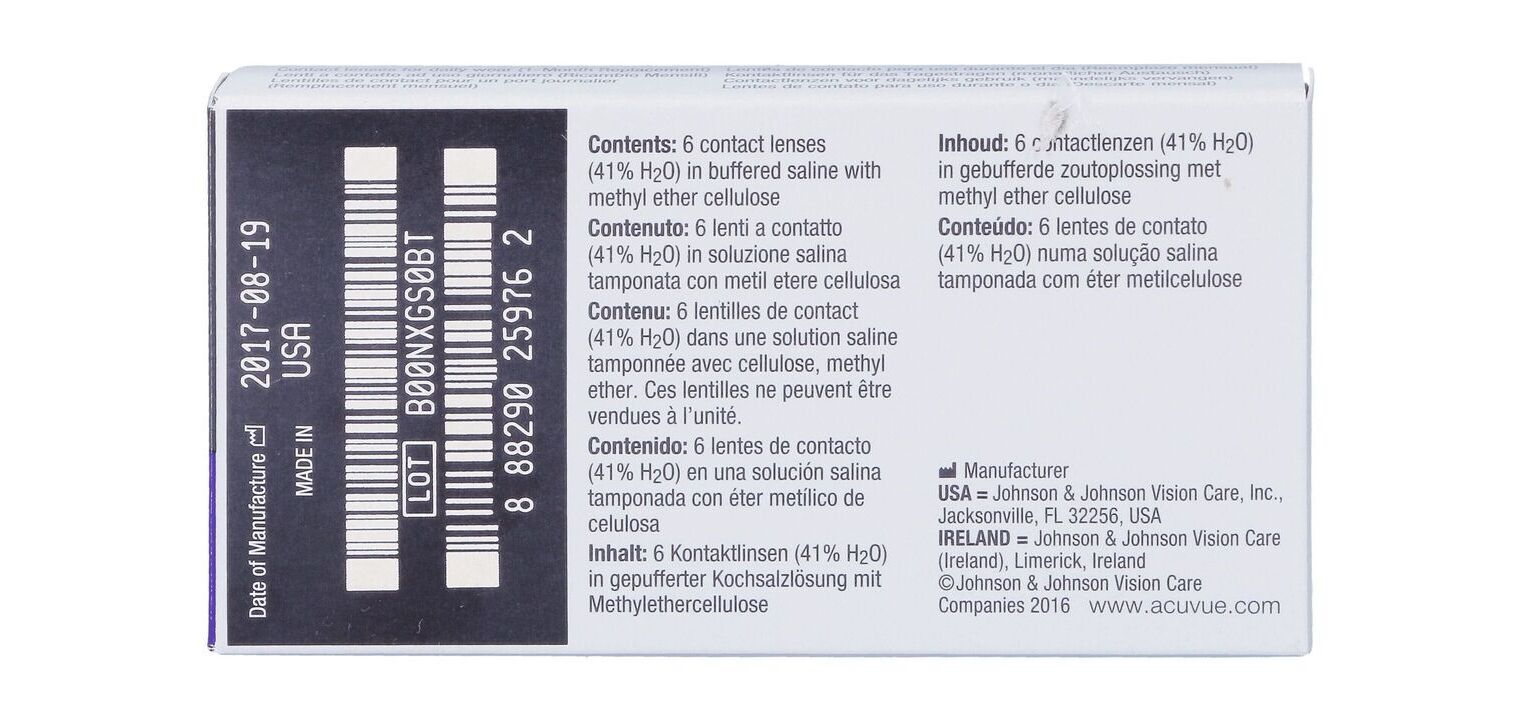 Acuvue Vita for Astigmatism - 6er Schachtel - Monatslinsen