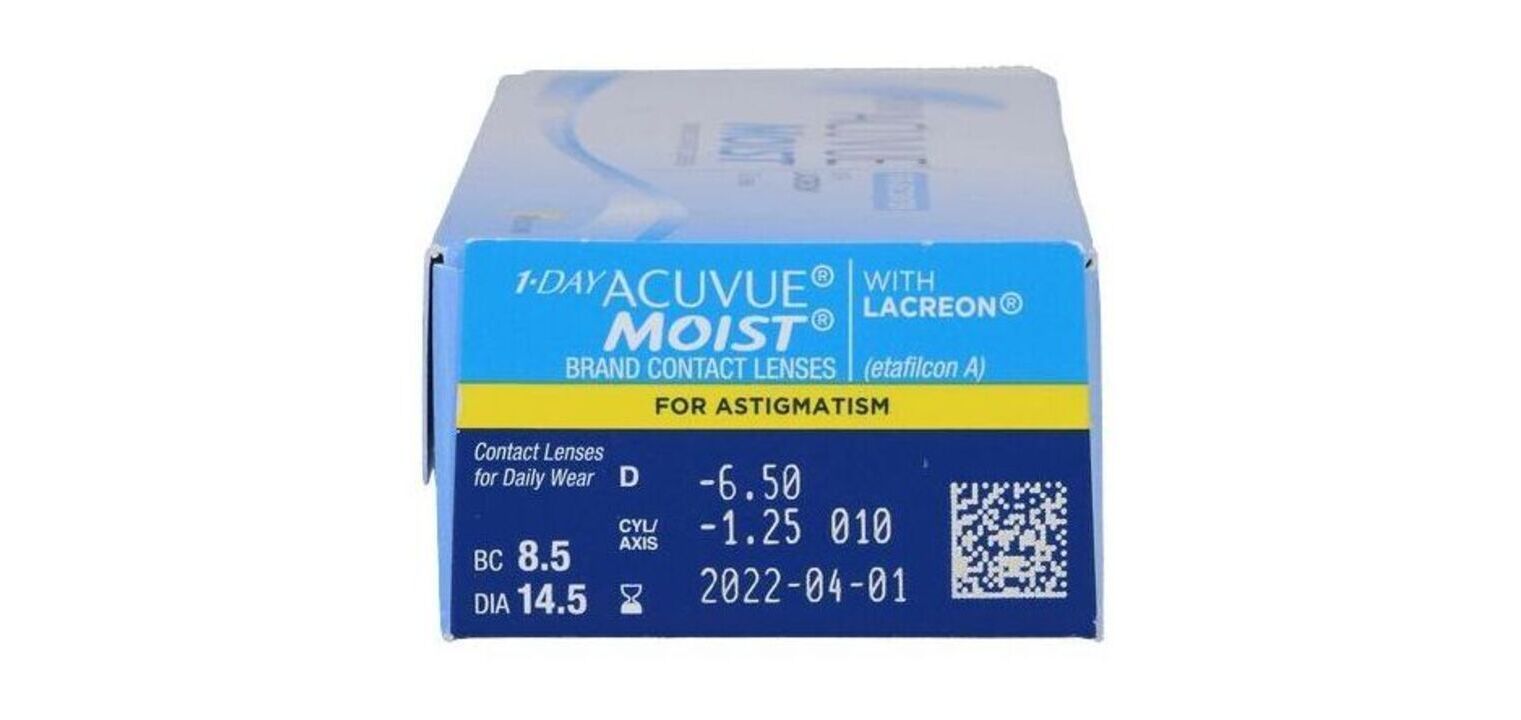 Contact lenses Acuvue 1Day Acuvue Moist For Astigmatism