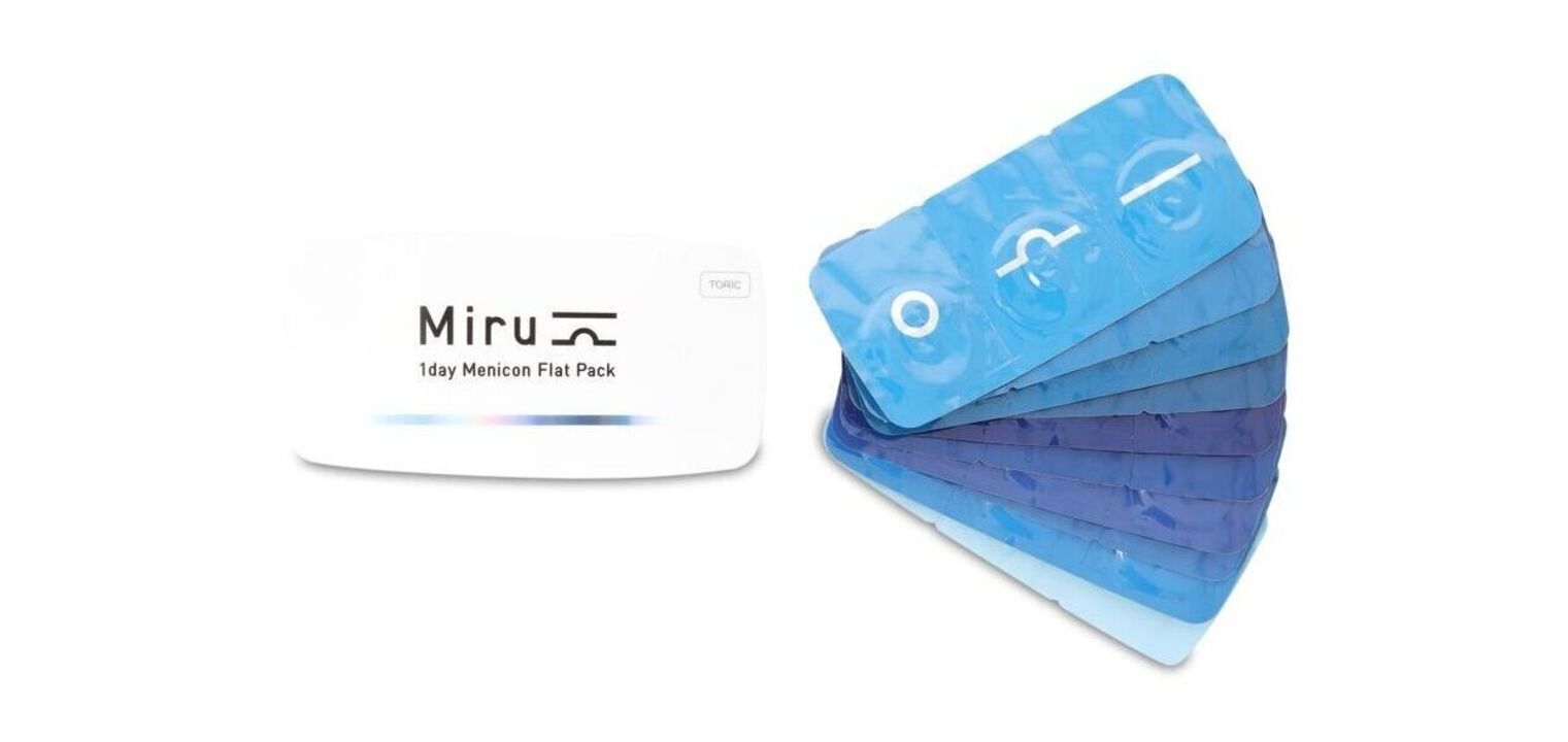 Contact lenses Miru Miru 1day Flat Pack Toric