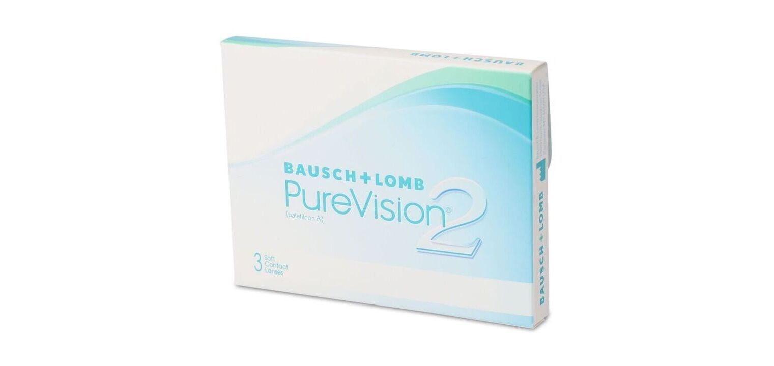 PureVision2 - Boîte de 3 - Lentilles Mensuelle