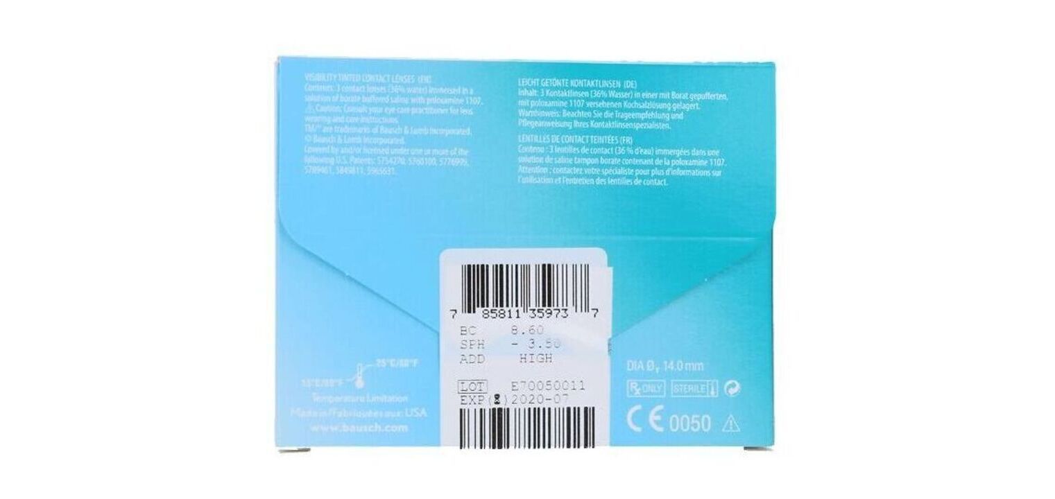 PureVision2 For Presbyopia - Pack of 3 - Monthly Contact lenses