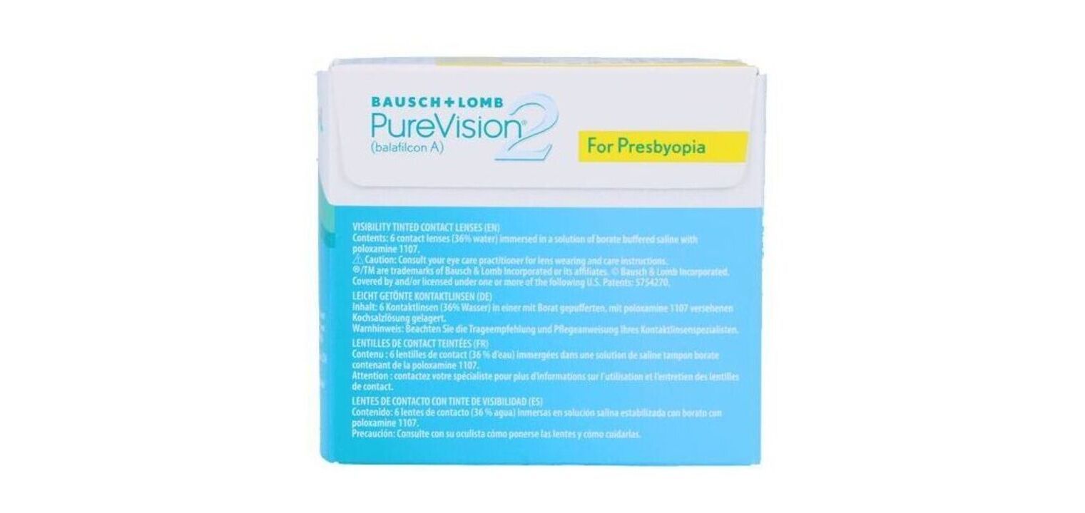 PureVision2 For Presbyopia - Pack of 6 - Monthly Contact lenses