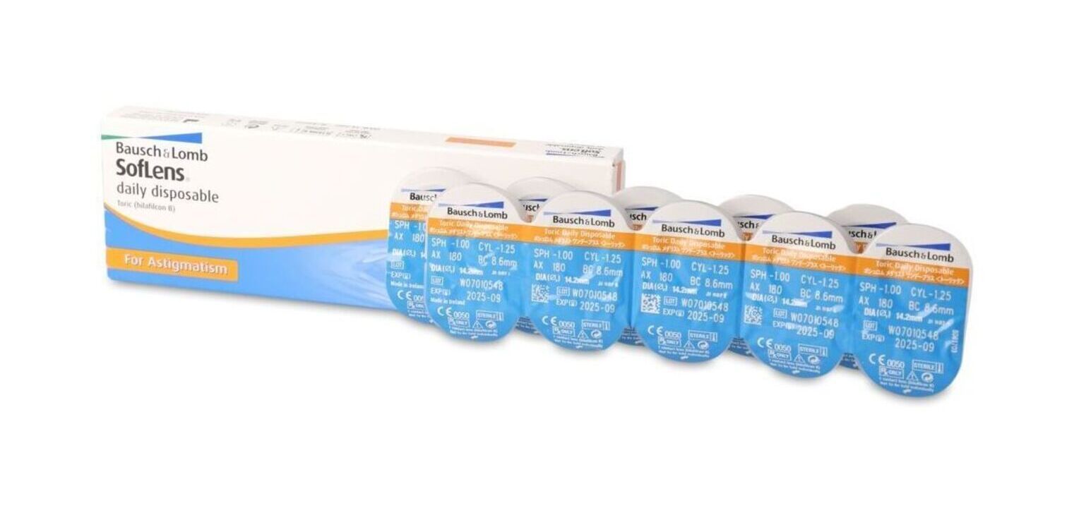 Lentilles de contact Soflens SofLens daily disposable for Astigmatism Linsenmax