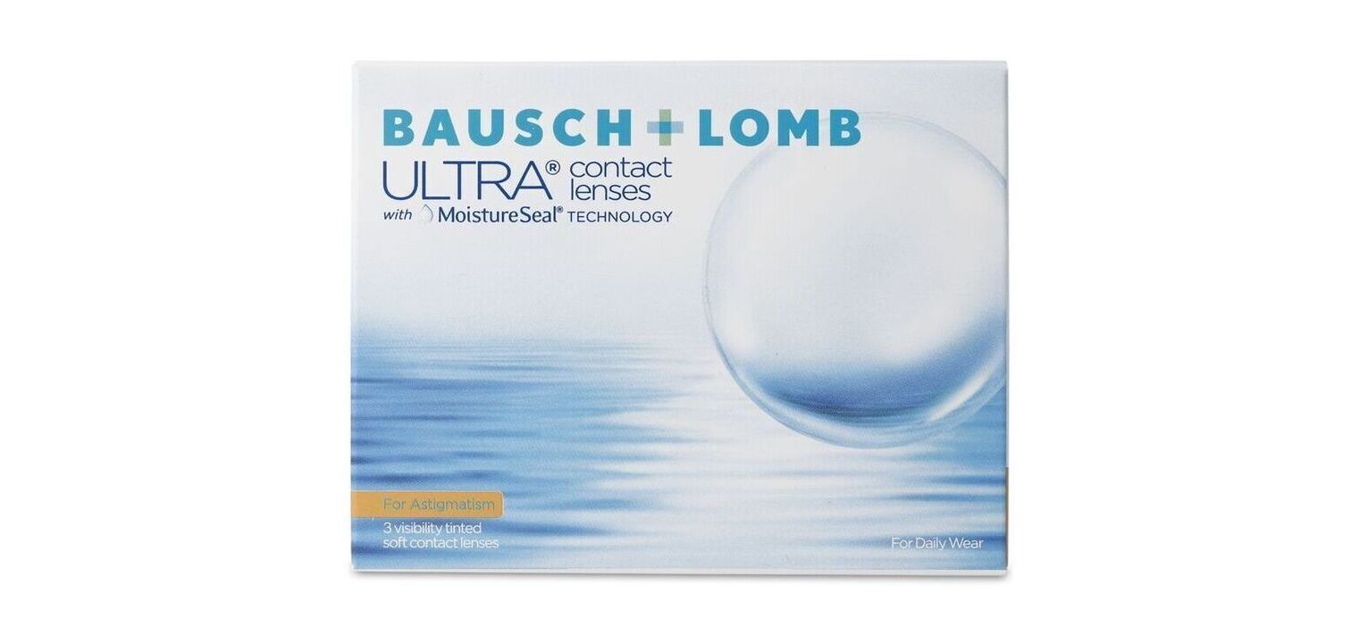 Ultra For Astigmatism - Boîte de 3 - Lentilles Mensuelle
