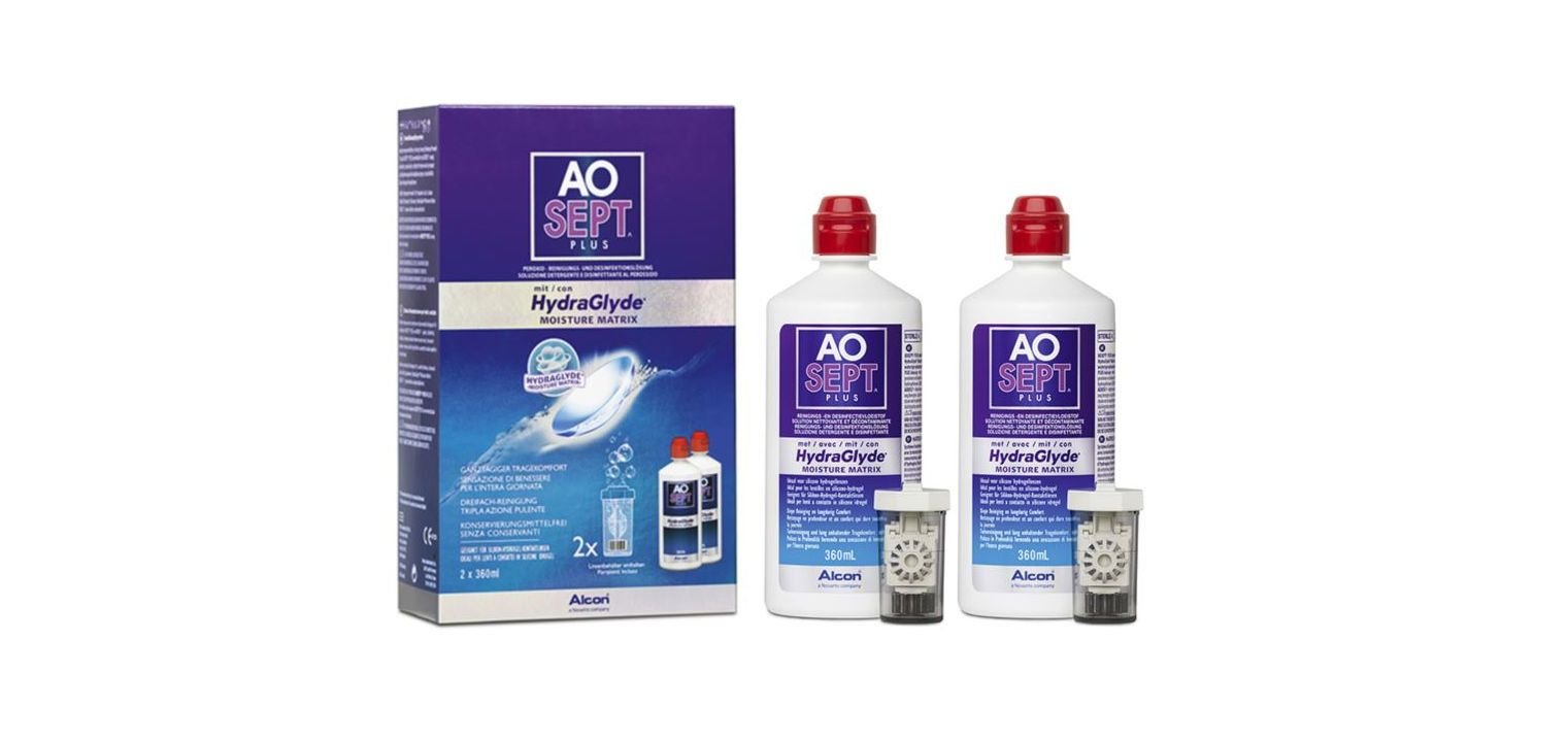 Peroxide system Aosept 2x360 ml