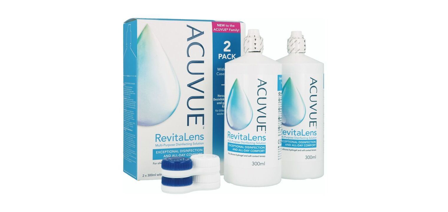 Acuvue RevitaLens 2x300 ml Entretien lentilles souples