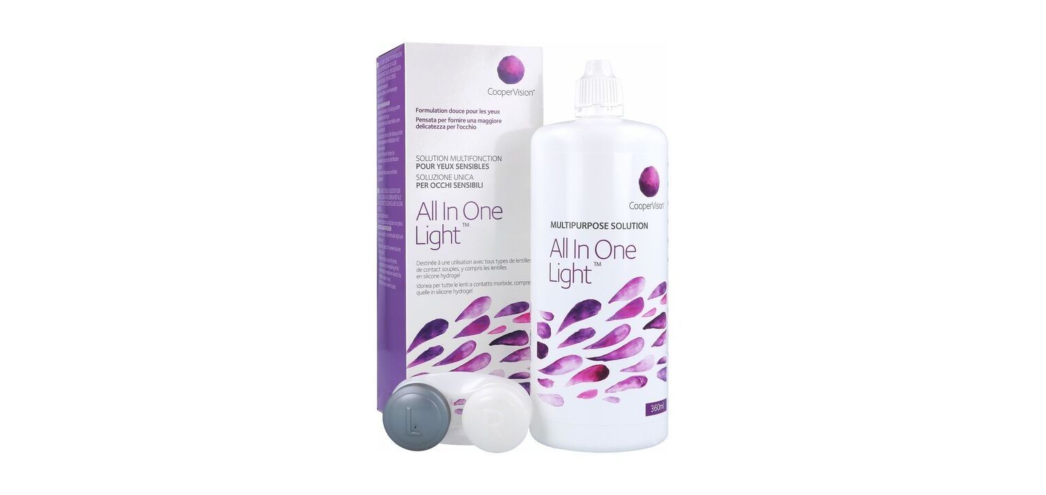 All In One Light 360 ml Pflegemittel Weichlinsen