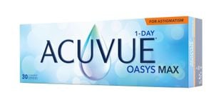 1-Day Acuvue Oasys Max Astigmatism - Boîte de 30 - Lentilles Journalière
