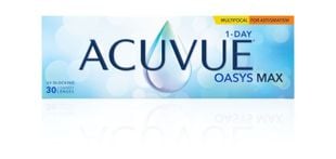 1-Day Acuvue Oasys Max Multifocal Astigmatism - Pack of 30 - Daily Contact lenses