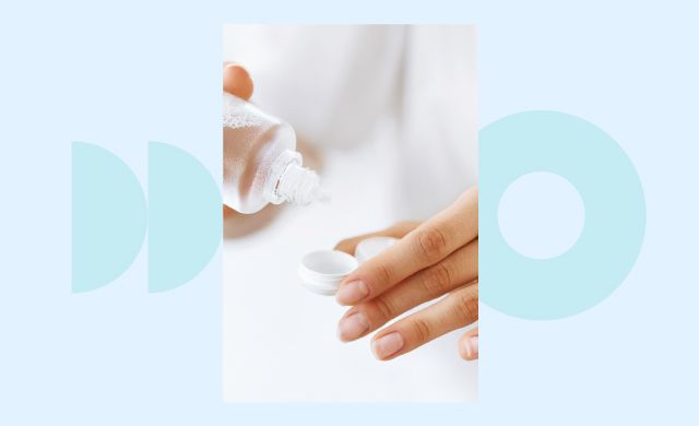 Care also involves using a cleaning product that is suitable for your type of lenses.