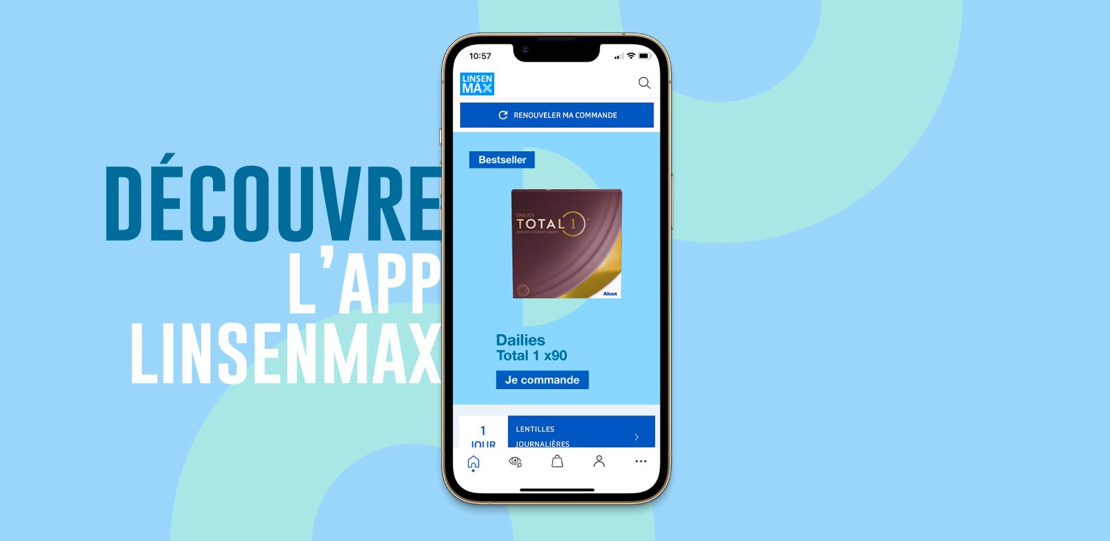 Découvre l'app Linsenmax Découvre l'app Linsenmax
