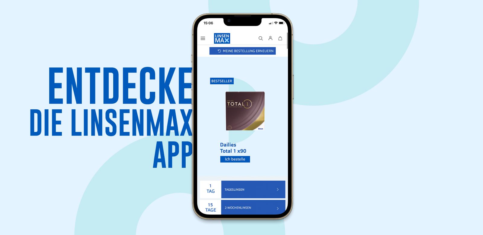 Entdecke die Linsenmax App