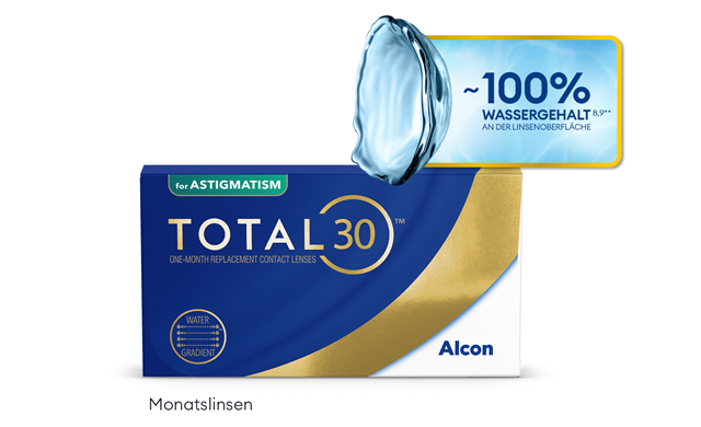 Monatskontaktlinsen Total 30 for Astigmatism