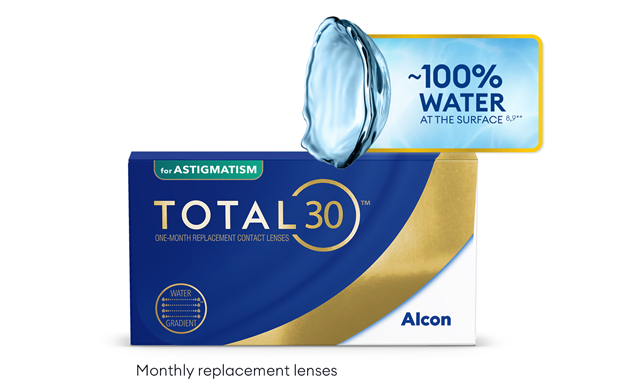 Total 30 for Astigmatism monthly contact lenses
