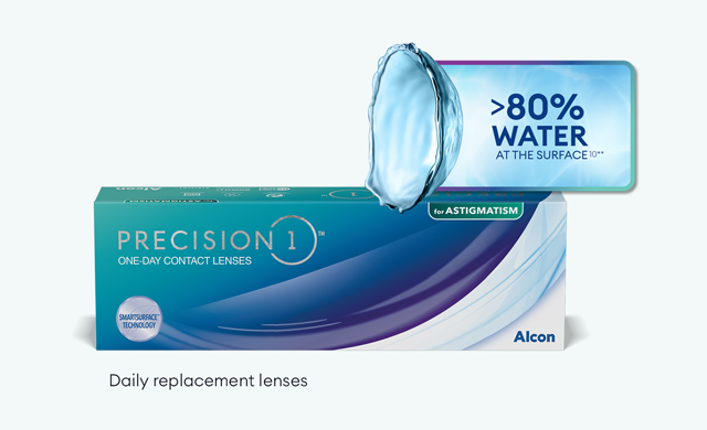 Precision 1 for Astigmatism daily lenses